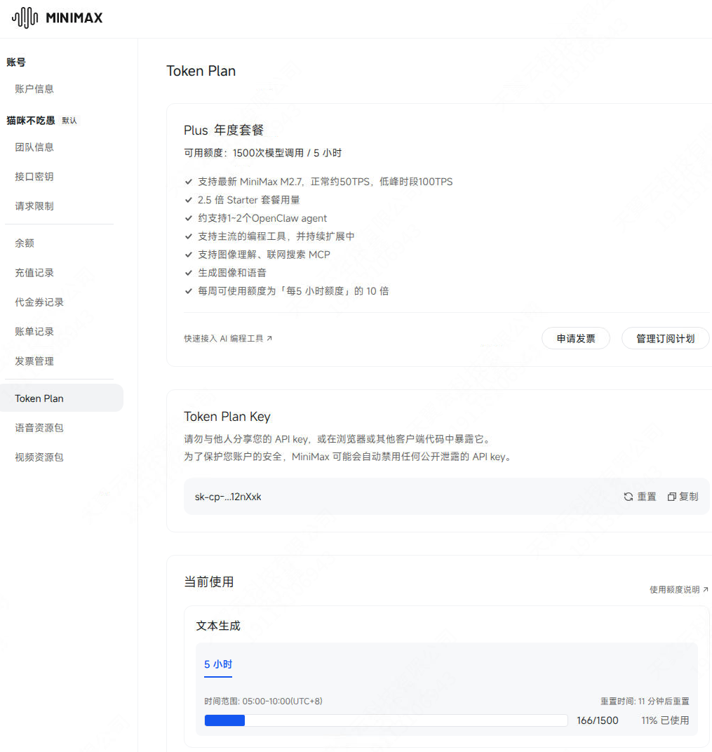 MiniMax使用量