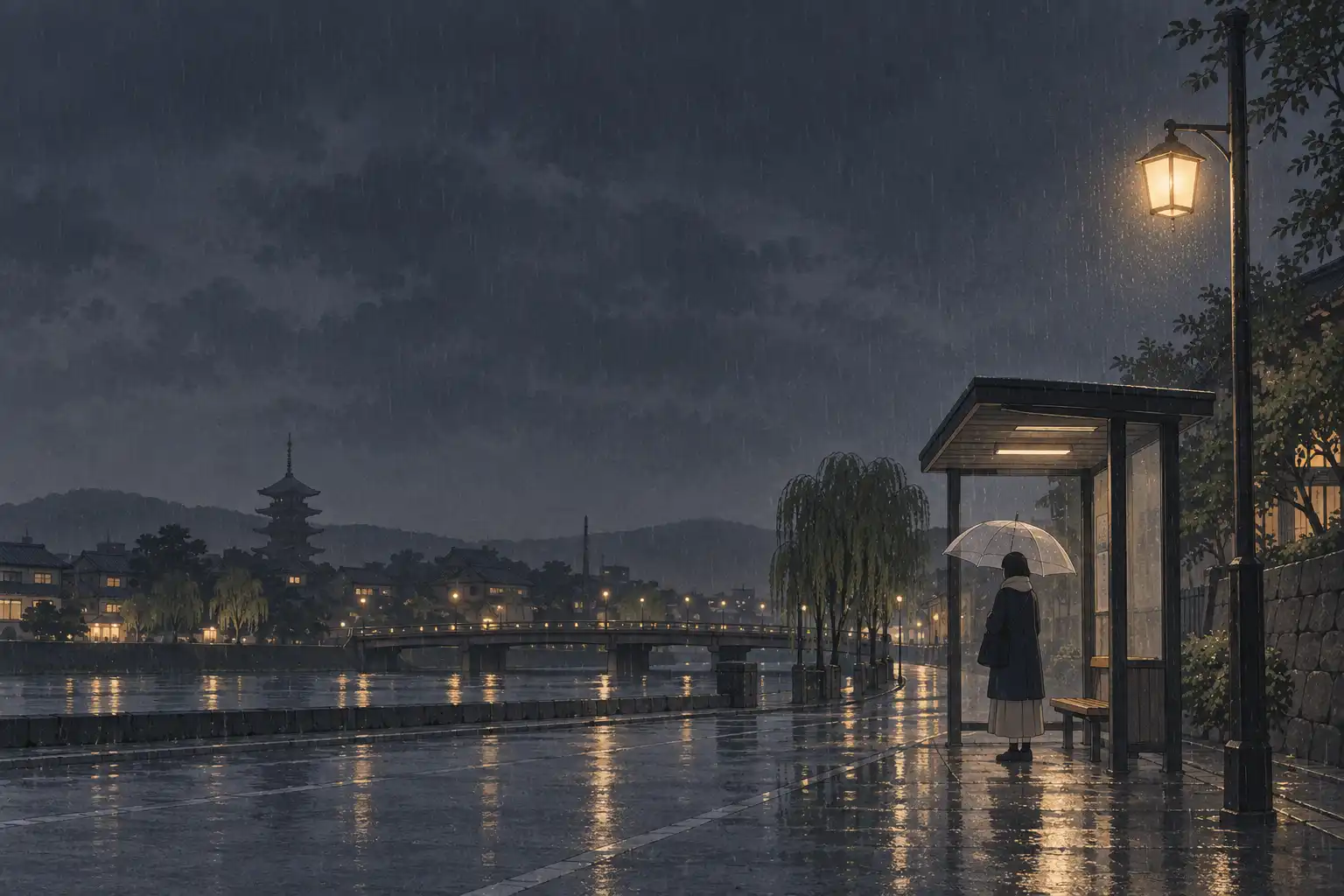 #084 京都雨夜